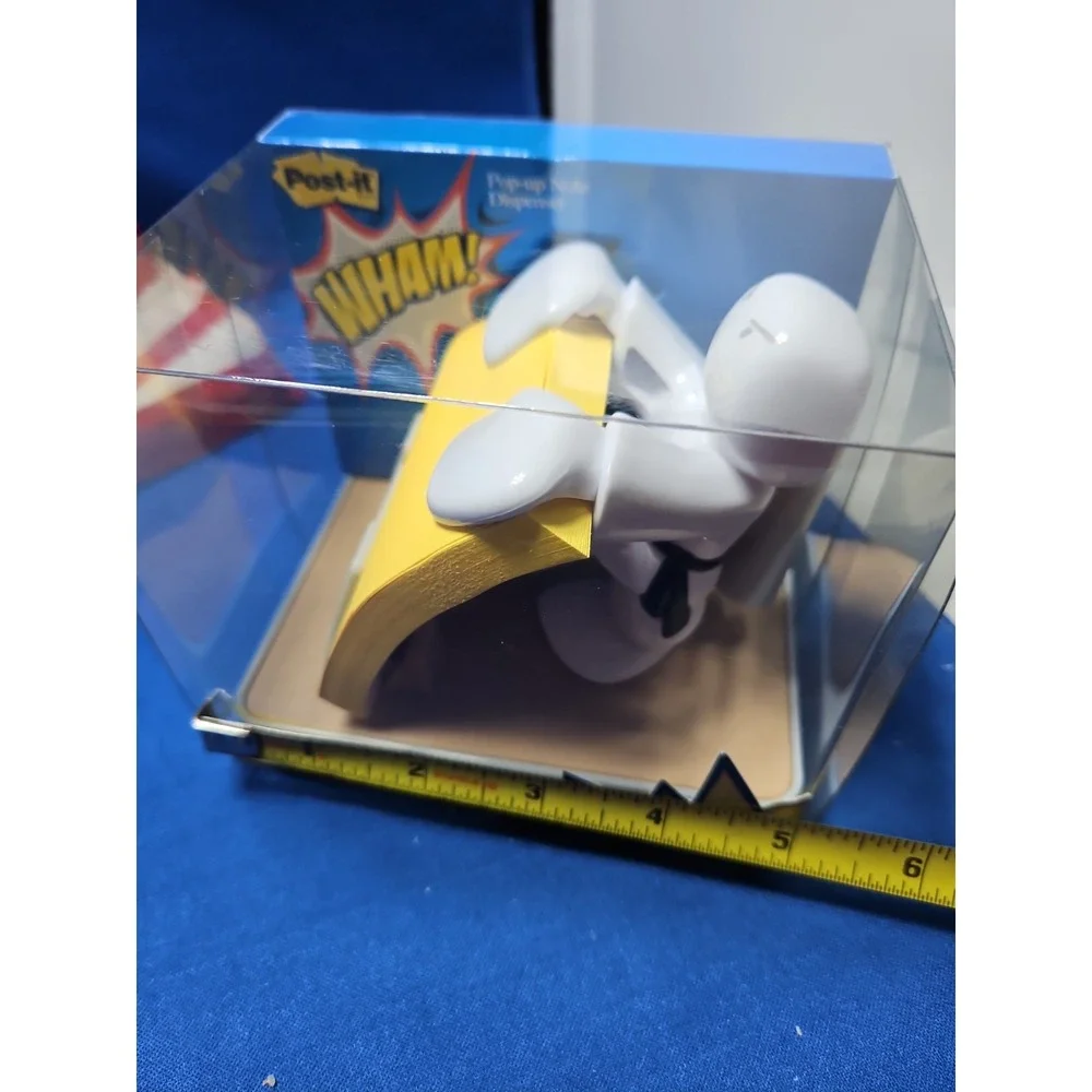 Post It Note Dispenser Karate Martial Arts WHAM! Whimsical Man w/Pen Holder New